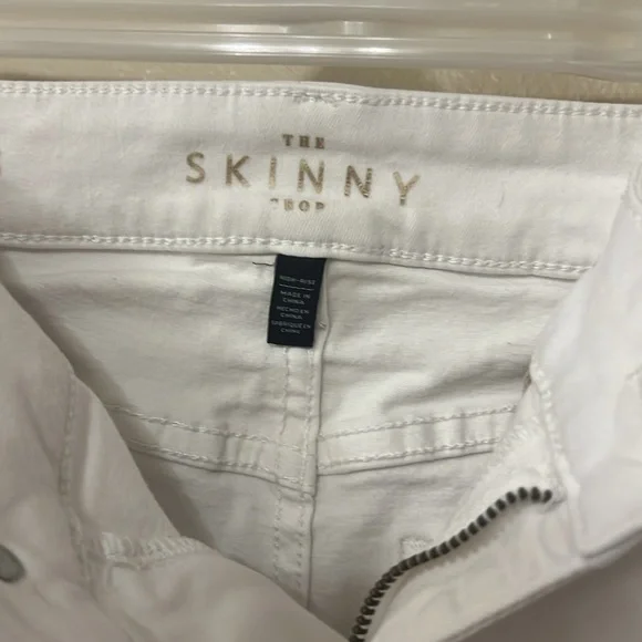 Women's White Jeans size 2 - Picture 2 of 3
